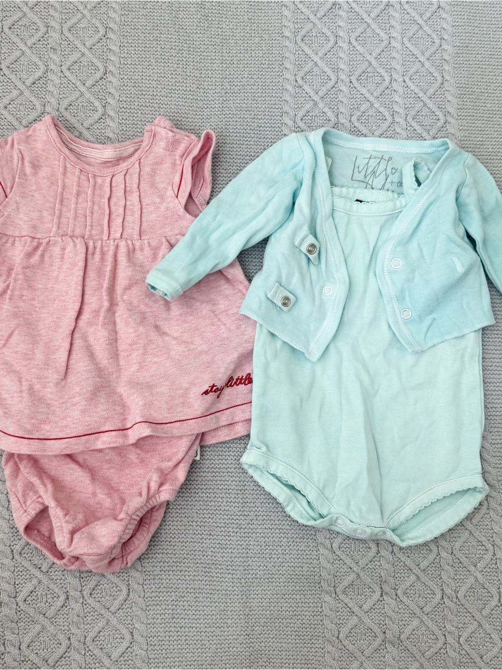 Baby Girl Matching Sets Bundle 0-3M Ellen Degeneres Little Adi + Co.